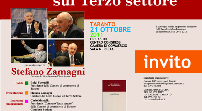 Intervento del Prof. Stefano Zamagni a Taranto