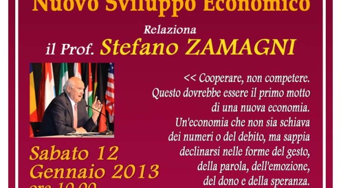 Incontro – evento con il prof. Stefano Zamagni