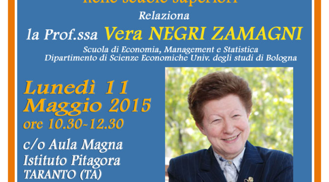 Vera Negri Zamagni all’ITES Pitagora